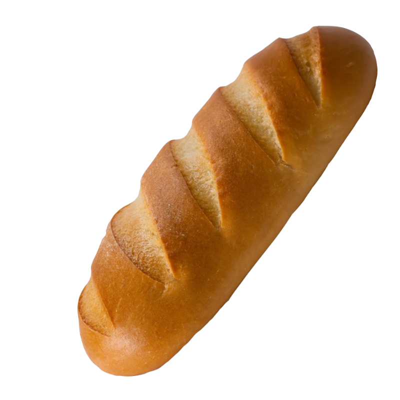 Батон з пшеничного борошна, в упаковці, 1 кг